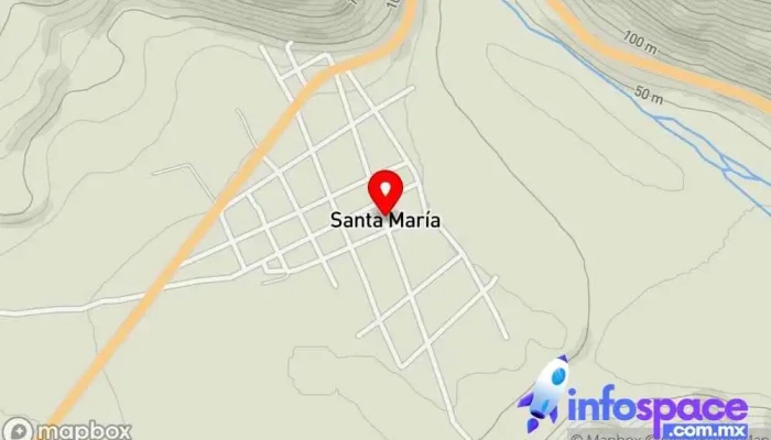 mapa de Santa María  en Santa María