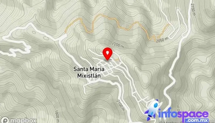 mapa de Santa Maria Mixistlan,Oaxaca Oficinas de empresa en Santa María Mixistlán
