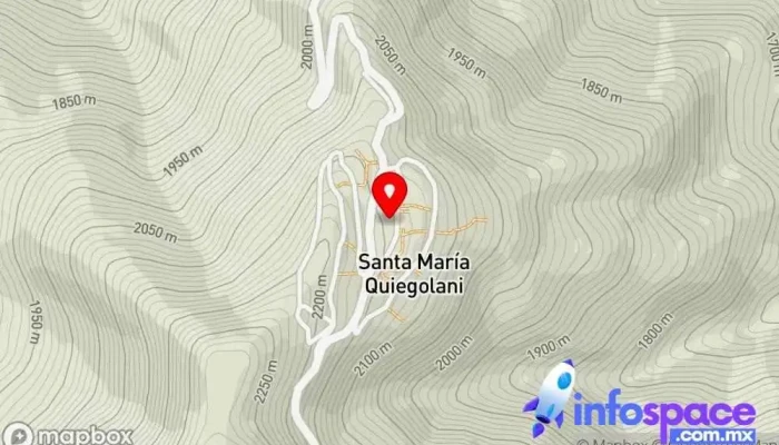 mapa de Santa Maria Quiegolani Clínica ambulatoria en Santa María Quiegolani