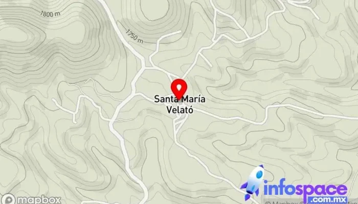 mapa de Santa Maria Velatò Diputación en Coatecas Altas