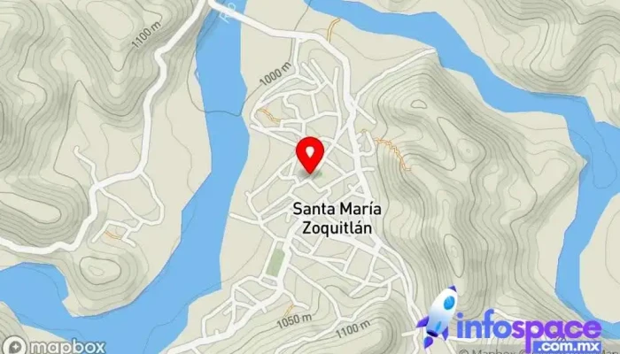 mapa de Santa María Zoquitlán  en Santa María Zoquitlán