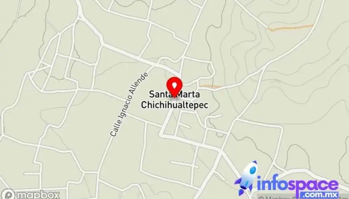mapa de Santa Marta Chichihualtepec  en Santa Marta Chichihualtepec