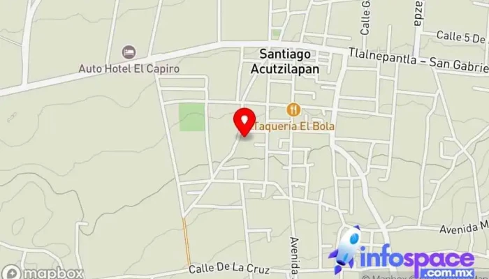 mapa de Santiago Acutzilapan  en Santiago Acutzilapan