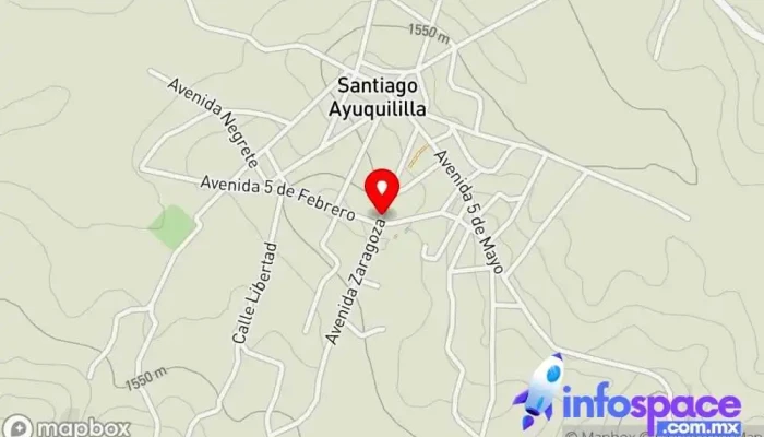 mapa de Santiago Ayuquililla  en Santiago Ayuquililla