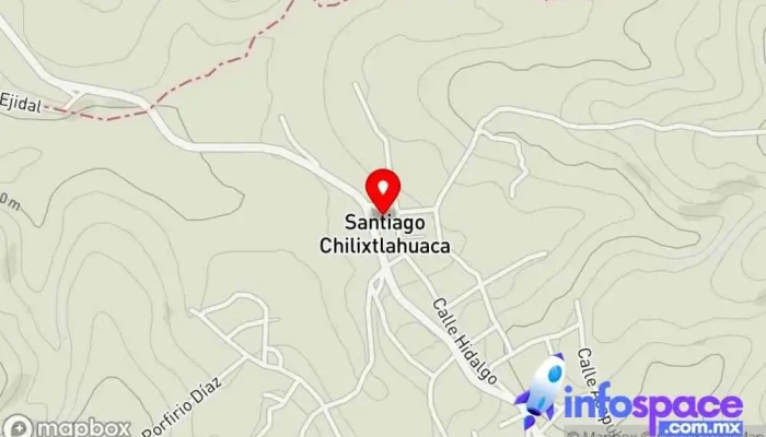 mapa de Santiago Chilixtlahuaca Oficina de gobierno local en Santiago Chilixtlahuaca