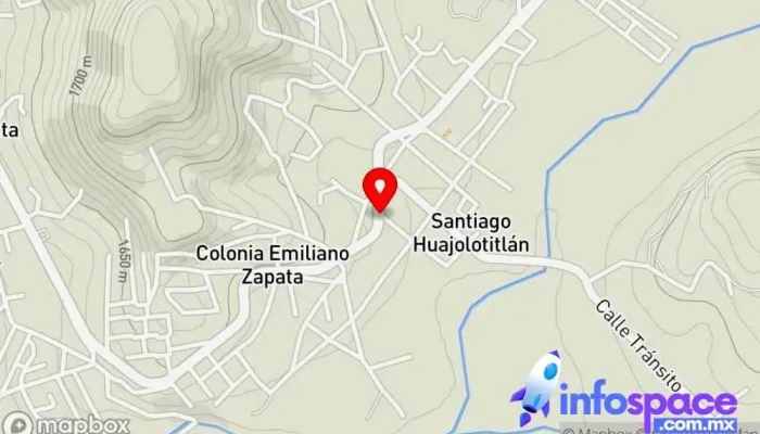 mapa de Santiago Huajolotitlán  en Santiago Huajolotitlán