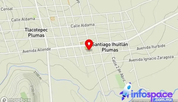 mapa de Santiago Ihuitlán Plumas  en Santiago Ihuitlán Plumas