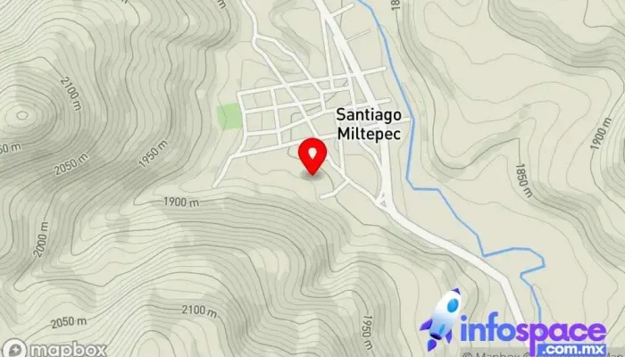 mapa de Santiago Miltepec  en Santiago Miltepec
