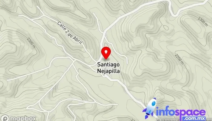 mapa de Santiago Nejapilla  en Santiago Nejapilla