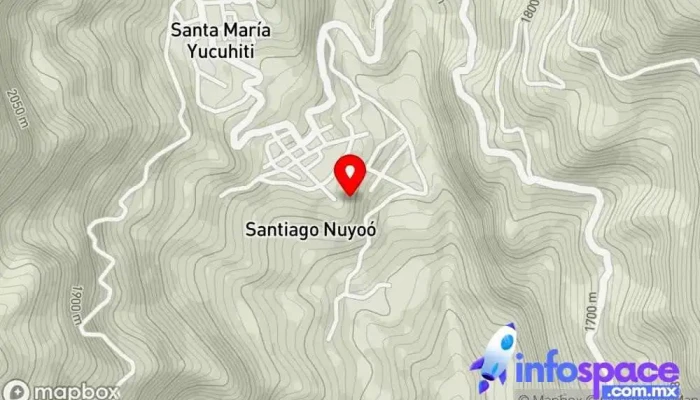 mapa de Santiago Nuyoó  en Oaxaca