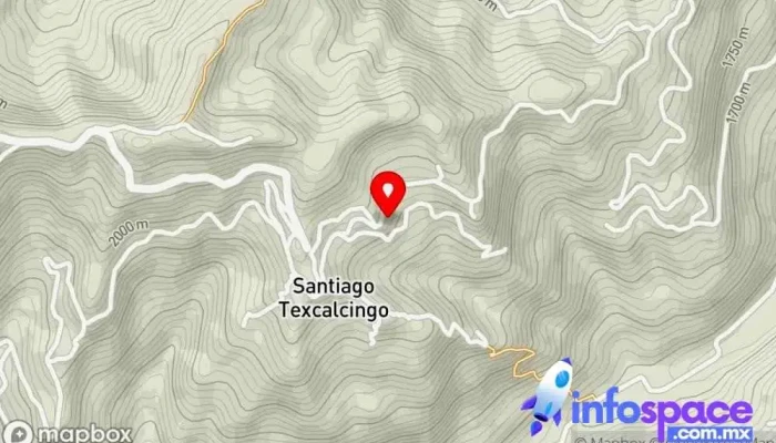 mapa de Santiago Texcalcingo  en Santiago Texcalcingo