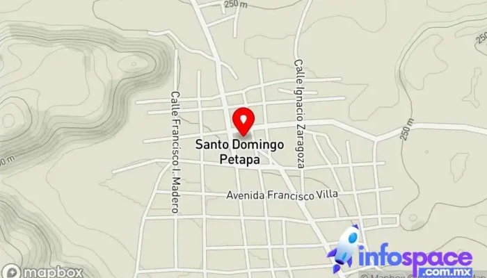 mapa de Santo Domingo Petapa  en Santo Domingo Petapa