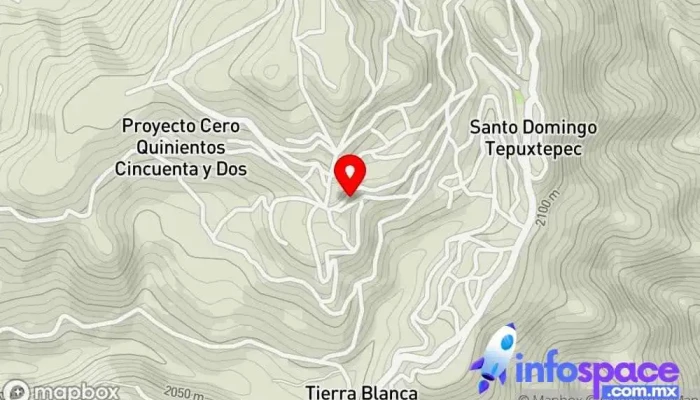 mapa de Santo Domingo Tepuxtepec,Mixe, Oax. Alojamiento en Santo Domingo Tepuxtepec