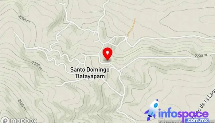 mapa de Santo Domingo Tlatayápam  en Santo Domingo Tlatayápam