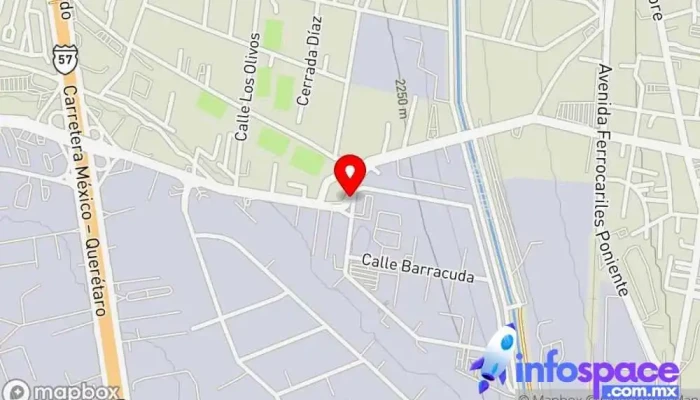 mapa de Santuario El Cerrito, Calz. de Guadalupe Bus stop en Cuautitlán