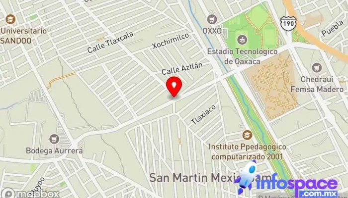 mapa de Sculpture tratamientos corporales y faciales Esteticista, Centro de estética, Esteticista facial, Nutricionista en Oaxaca de Juárez