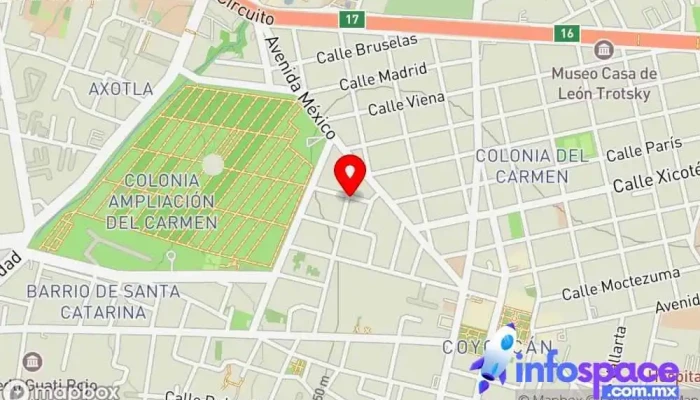 mapa de Sebastian Lerdo de Tejada Bus stop en Ciudad de México