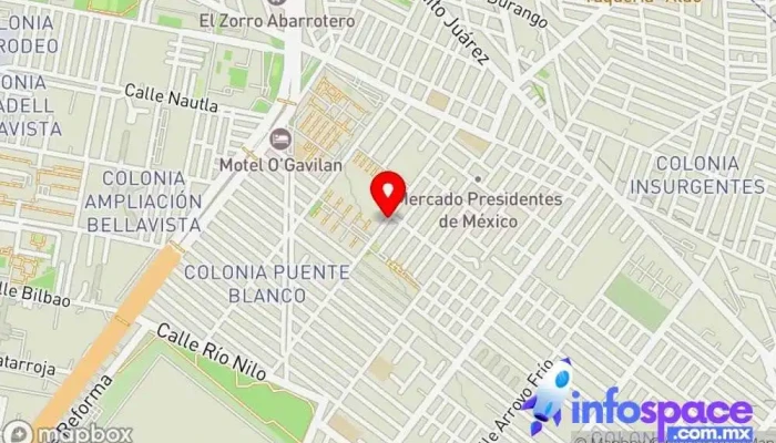 mapa de Sebastián Lerdo de Tejada Bus stop en Ciudad de México