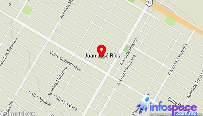 mapa de Segima Oficinas de empresa en Juan José Ríos