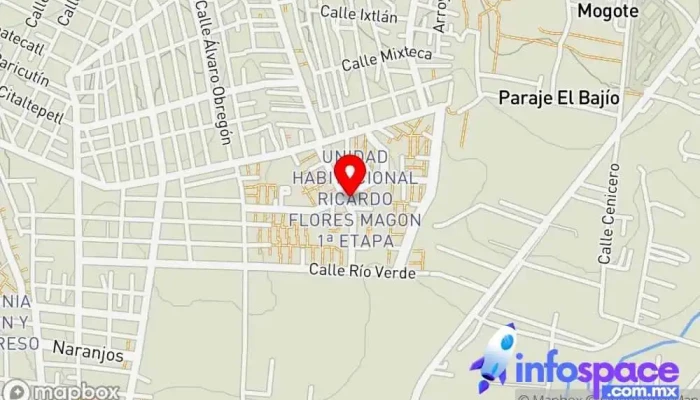 mapa de SERVI-8IT Servicio de reparación de ordenadores en Oaxaca de Juárez