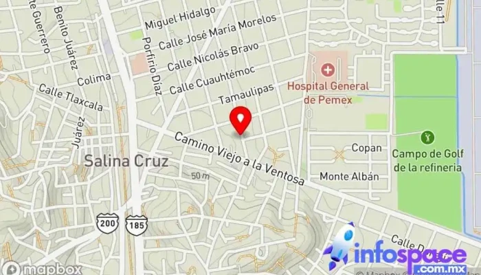 mapa de Servicio de cómputo Héctor  en Salina Cruz