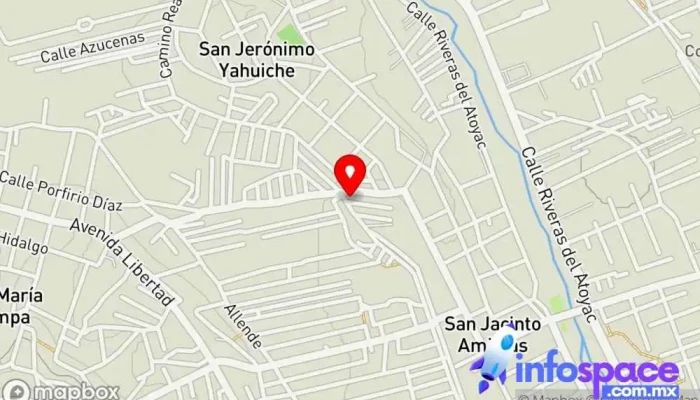 mapa de Servicios Técnicos Forestales y Agrícolas (SETEFA) Oficinas de empresa en San Jerónimo Yahuiche