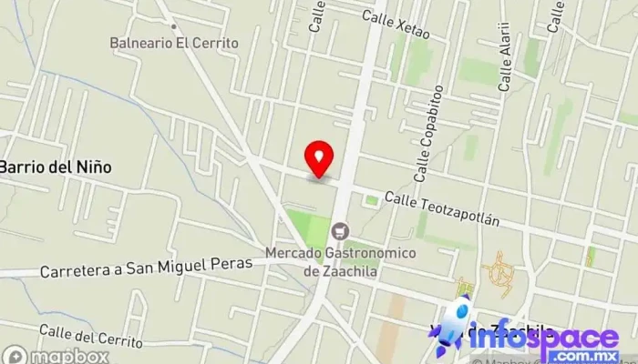 mapa de SERV&TEC NAHOMI Soporte y servicios informáticos en Villa de Zaachila
