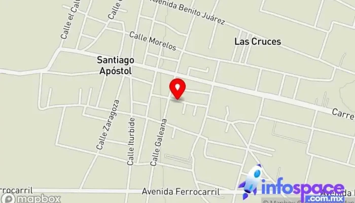 mapa de Shndiau S.A. de C.V. Consultora de administración empresarial, Agencia de publicidad en Santiago Apóstol