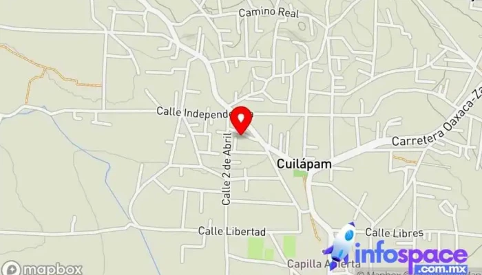 mapa de S.i.C.a. bios Servicios Integrales en Cómputo de Antequera Tienda de informática, Consultora informática, Servicio de reparación de ordenadores en Cuilápam de Guerrero