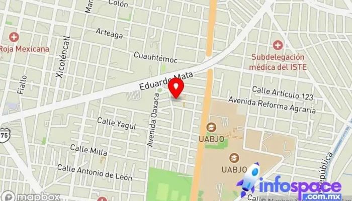 mapa de SICOSU - Sistemas Computacionales del Sureste Soporte y servicios informáticos, Consultora informática, Servicio de reparación de ordenadores, Empresa de software en Oaxaca de Juárez