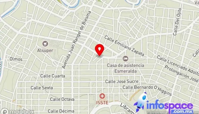 mapa de SICWS Informática para tú negocio Tienda de informática, Consultora informática, Empresa de software, Diseñador de sitios web en Hidalgo del Parral