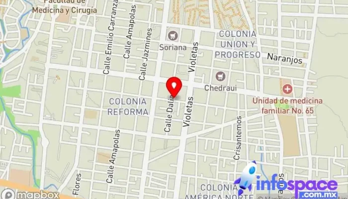 mapa de SILMEXICO INVESTMENT PROPERTIES Agencia inmobiliaria, Agentes inmobiliarios, Consultor inmobiliario, Promotora inmobiliaria en Oaxaca de Juárez