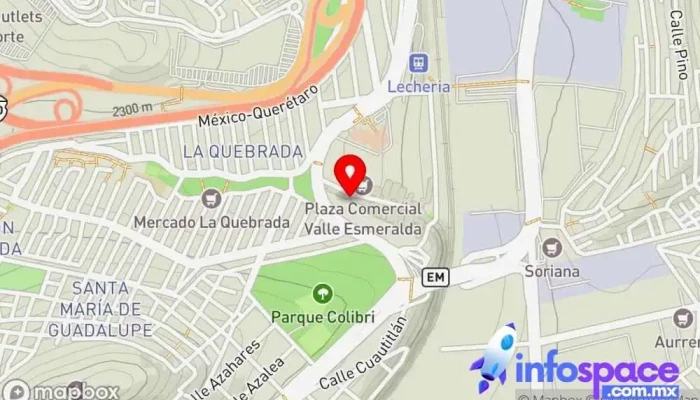 mapa de SIM IT Solutions Empresa de software, Consultora informática en Tlalnepantla
