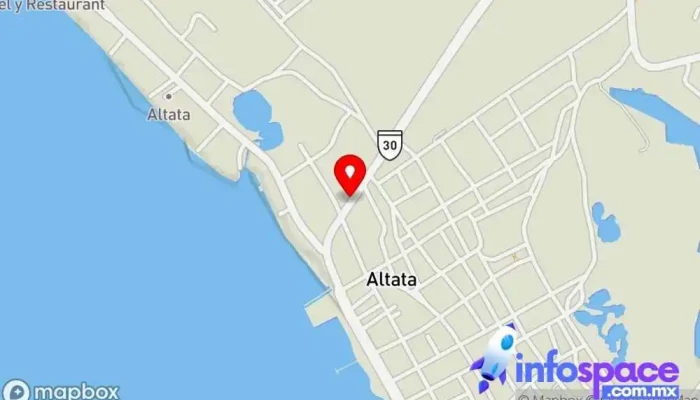 mapa de Sindicatura De Altata Oficinas de empresa en Altata