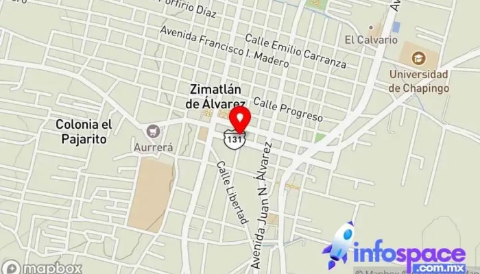mapa de SIO Center Oaxaca Tienda de accesorios informáticos en Zimatlán de Álvarez