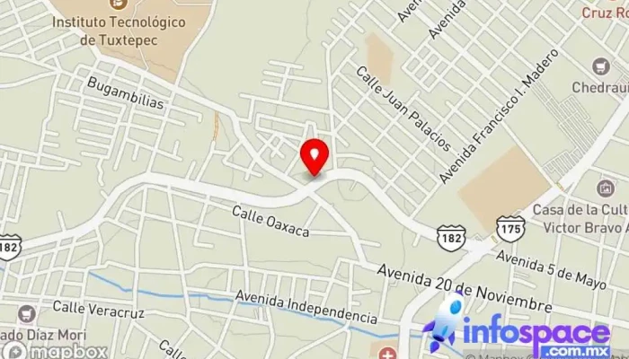 mapa de SIS Consultora informática en San Juan Bautista Tuxtepec