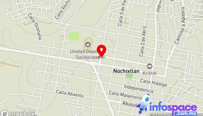 mapa de Sistech comunicaciones Tienda de electrónica en Asunción Nochixtlán