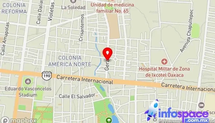 mapa de Sistemas de Cambio Empresarial MR Consultora de administración empresarial en Oaxaca de Juárez