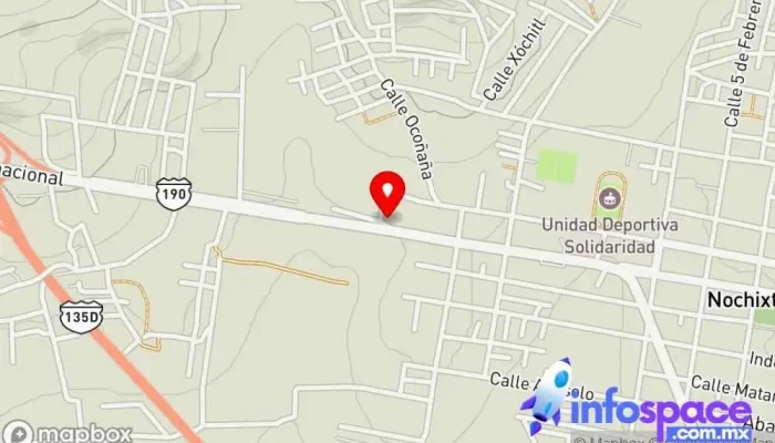 mapa de Sistemas Tecnolife Soporte y servicios informáticos en Asunción Nochixtlán