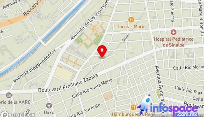 mapa de Smart Business Solutions Consultora de administración empresarial en Culiacán Rosales