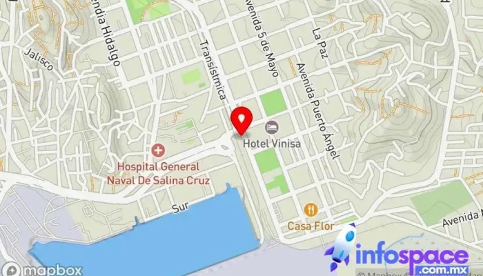 mapa de Smart Pc Tienda de accesorios informáticos en Salina Cruz