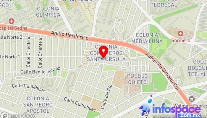 mapa de Software Intelligence & TI Solutions (SOFTTIS) Empresa de software, Servicio de registros contables, Consultora informática, Servicio de seguridad informática, Servicio de informática, Soporte y servicios informáticos, Diseñador de sitios web en Tlalpan, Ciudad de México
