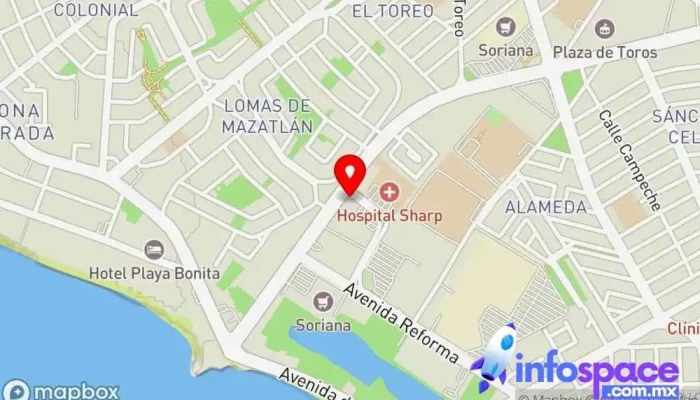 mapa de Solemti Diseñador de sitios web en Mazatlán