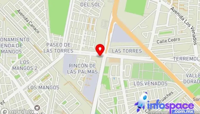 mapa de Solserin Soporte y servicios informáticos, Consultora informática, Diseñador de sitios web en Mazatlán