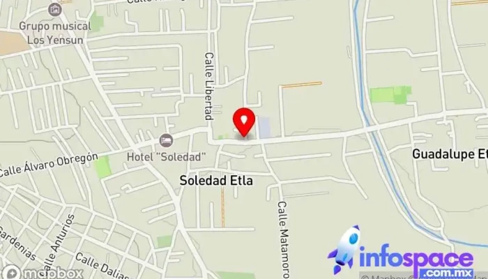 mapa de Soluciones en Tecnología Servicio de reparación de ordenadores, Tienda de informática, Taller mecánico, Proveedor de sistemas de seguridad en Soledad Etla