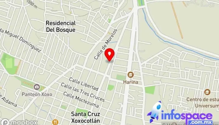 mapa de SOLUCIONES EN TECNOLOGIA Y COMPUTACION Tienda de accesorios informáticos, Servicio de seguridad informática, Servicio de informática en Santa Cruz Xoxocotlán