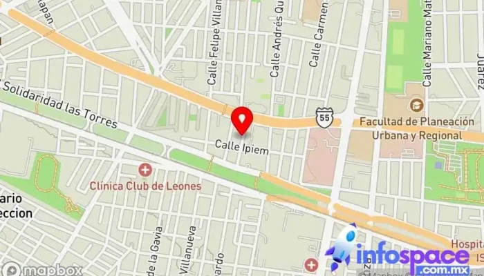 mapa de Soluciones Innovadoras Ambientales SIABIRDS Servicios legales, Consultora medioambiental en Toluca de Lerdo