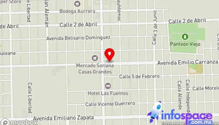 mapa de solutecho  en Nuevo Casas Grandes