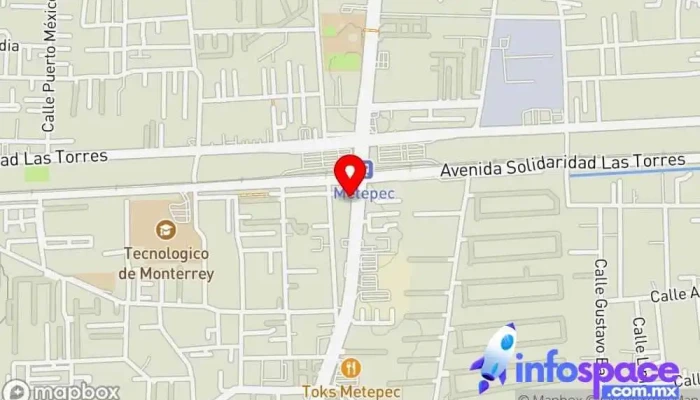 mapa de Soporte Informático Servicio de reparación de ordenadores, Consultora informática, Servicio de comercio electrónico, Empresa de software, Diseñador de sitios web en San Salvador Tizatlalli