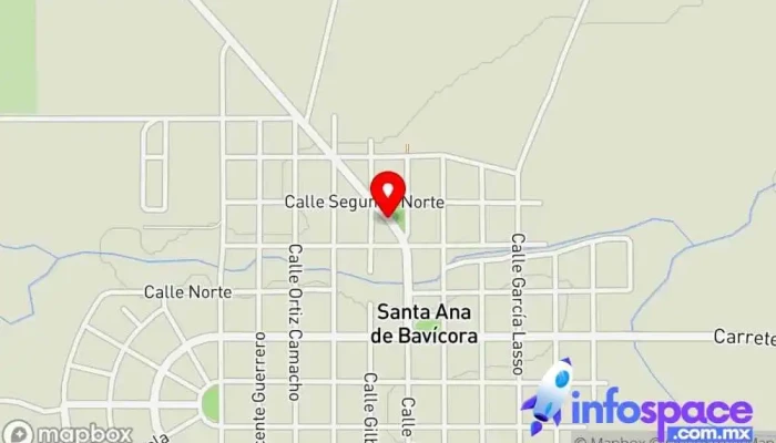 mapa de Soto maynez Atracción turística en Santa Ana